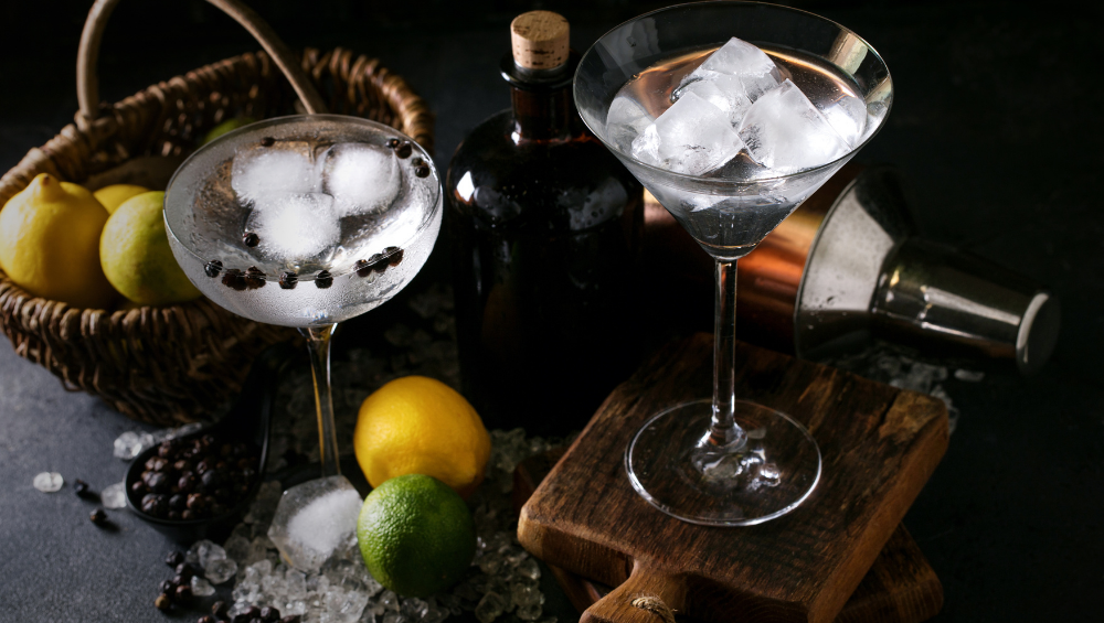 5 cocktail a base Gin con cui aspettare la mezzanotte